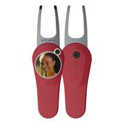 Pitchfix Original Divot Tool with Custom Ball Marker (Red)