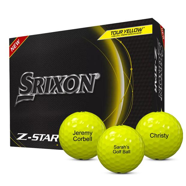 Srixon Z-Star Tour Yellow Golf Balls