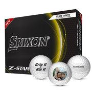 Custom Srixon Z-Star Golf Balls One Dozen