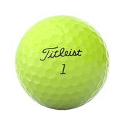 Titleist Pro V1 Yellow  Golf Balls - LOGO OVERRUN