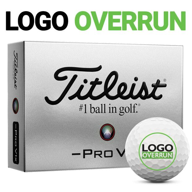 Titleist Pro V1x Left Dash Golf Balls - LOGO OVERRUN