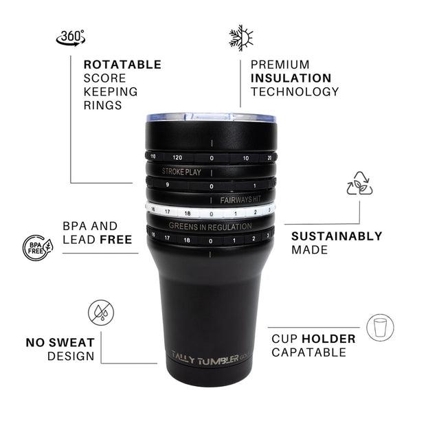 Tally Tumbler Golf Stainless Steel Cup