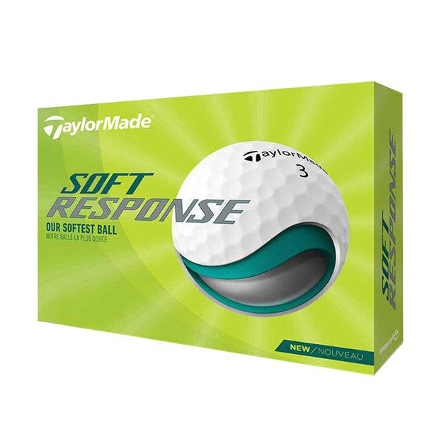 TaylorMade Soft Response Golf Balls - LOGO OVERRUN