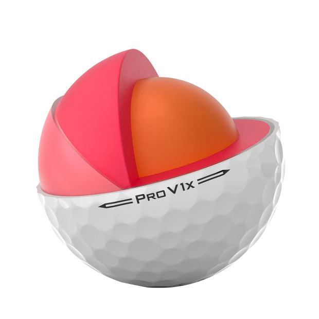 Titleist Pro V1x Golf Balls - LOGO OVERRUN