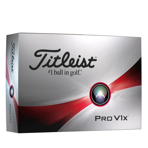 Titleist Pro V1x Golf Balls - LOGO OVERRUN