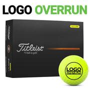 Titleist Pro V1 Yellow  Golf Balls - LOGO OVERRUN