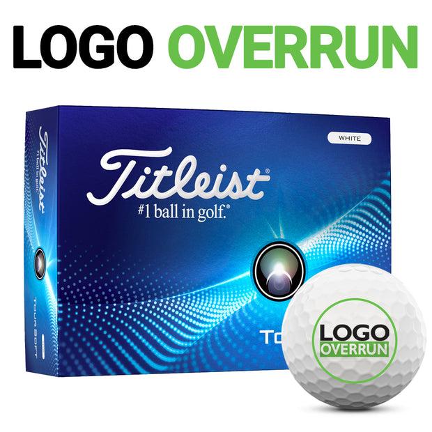 Titleist Tour Soft Golf Balls - LOGO OVERRUN