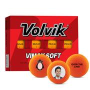 Custom Volvik Vimax Soft Orange Golf Ball One Dozen