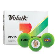 Volvik Vivid Green Golf Balls