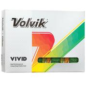 Custom Volvik Vivid Green Golf Ball One Dozen