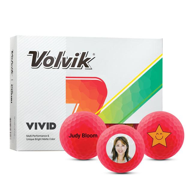 Volvik Vivid Pink Golf Balls