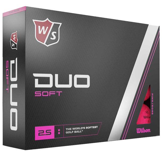 Wilson Duo Soft Pink Golf Balls