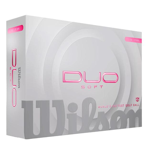 Custom Wilson Duo Soft Pink Golf Balls One Dozen