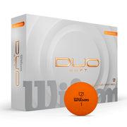 Wilson Duo Soft Orange Golf Balls