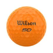 Wilson 50 Elite Orange Golf Balls