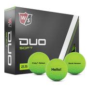 Wilson Duo Soft Green Golf Balls