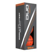 Wilson Duo Soft Orange Golf Balls