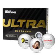 Custom Wilson Ultra Golf Balls One Dozen