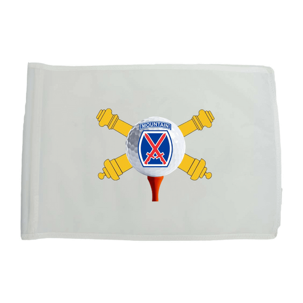 Golf Flag - White