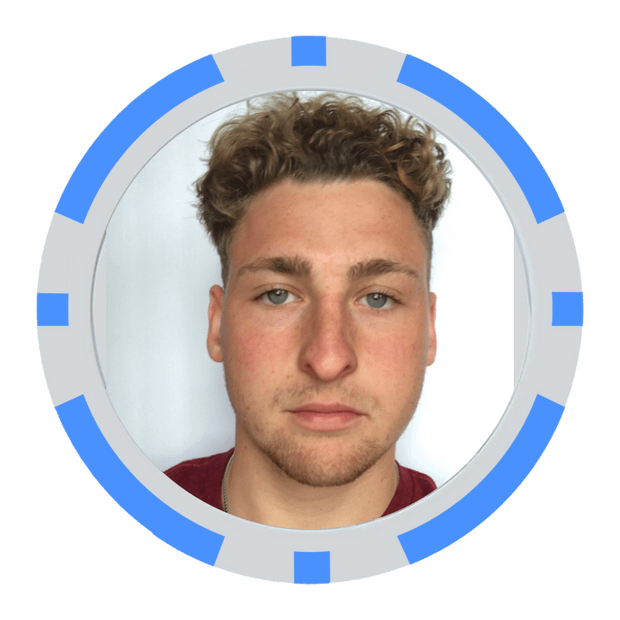 Light Blue Poker Chips