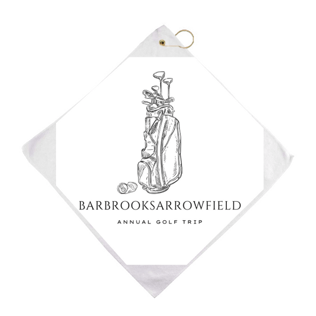 Custom 16" x 16" Golf Towel
