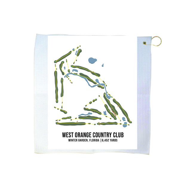Custom 16" x 16" Waffle Golf Towel