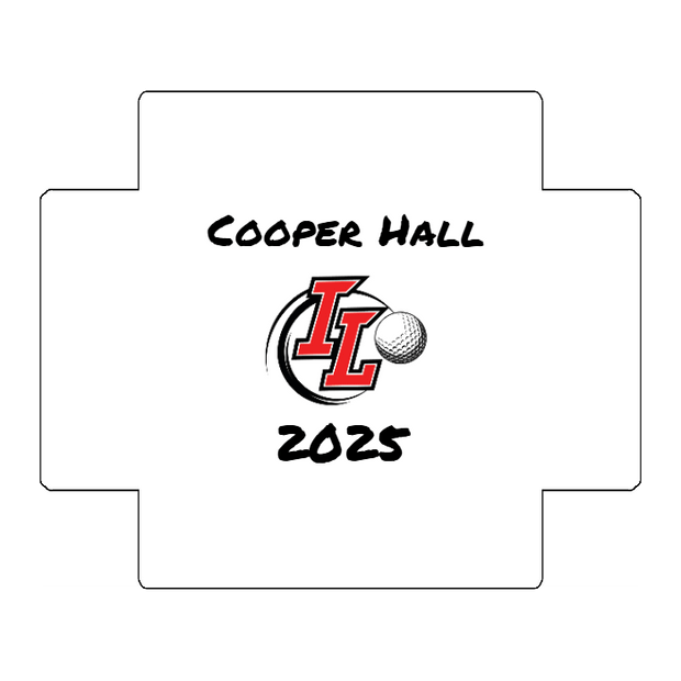 Custom Golf Ball Dozen Box Lid