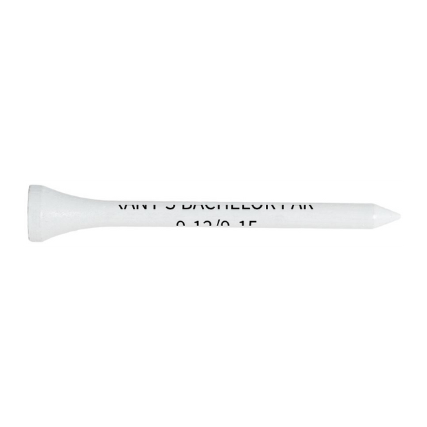 White Wood Golf Tees - 100 PACK