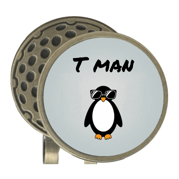 Hat Clip Ball Marker Brass