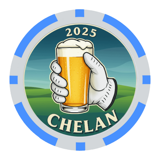 Light Blue Poker Chips