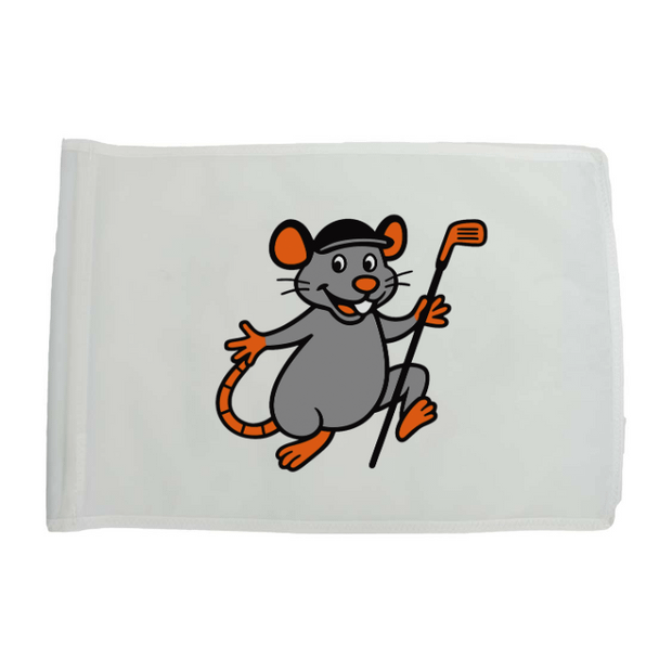 Golf Flag - White