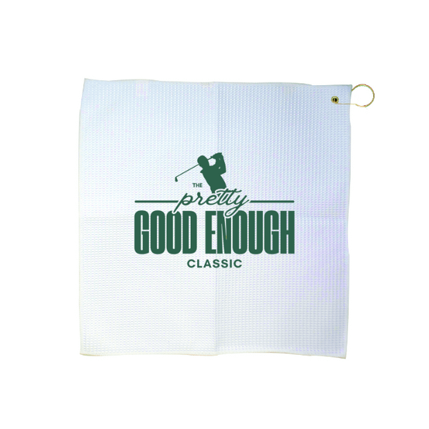 Custom 16" x 16" Waffle Golf Towel
