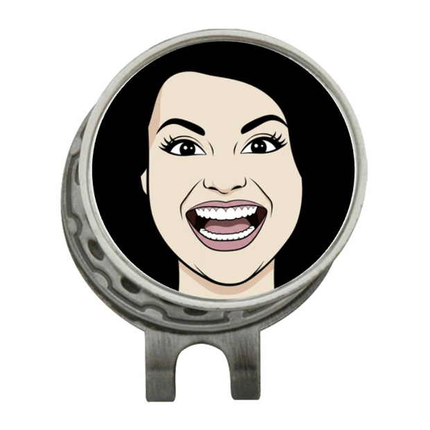 Hat Clip Ball Marker Silver