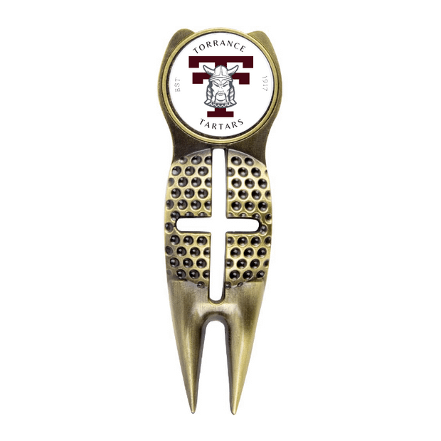 Brass Crosshairs Divot Tool