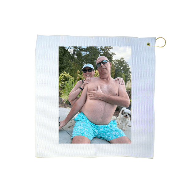 Custom 16" x 16" Waffle Golf Towel