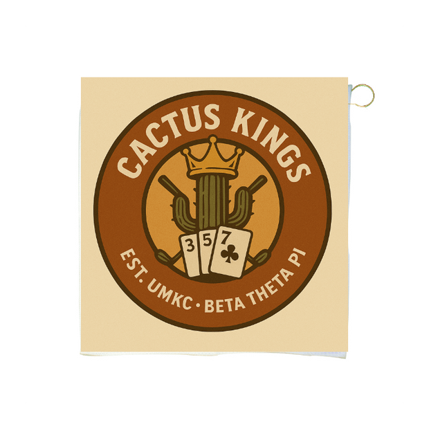 Custom 16" x 16" Waffle Golf Towel