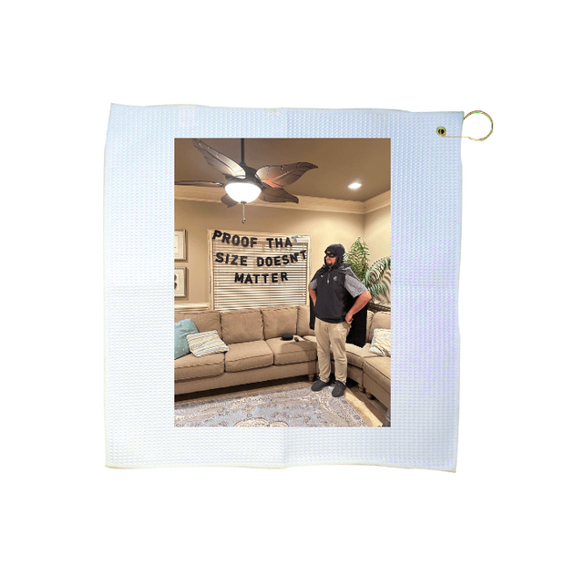 Custom 16" x 16" Waffle Golf Towel
