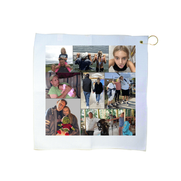 Custom 16" x 16" Waffle Golf Towel