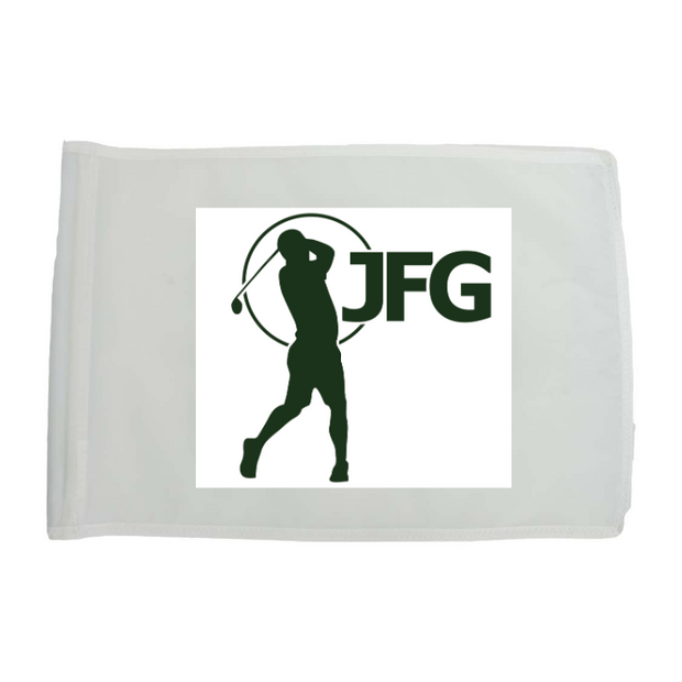 Golf Flag - White