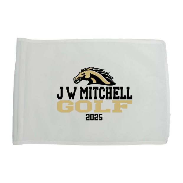 Golf Flag - White