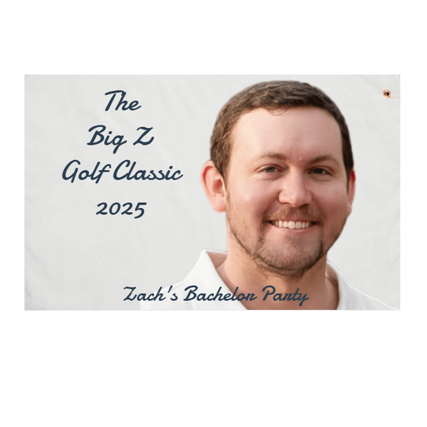 Custom 24" x 15" Golf Towel