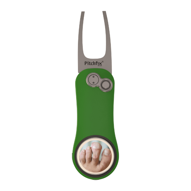 Green Pitchfix Hybrid 2.0 Divot Tool