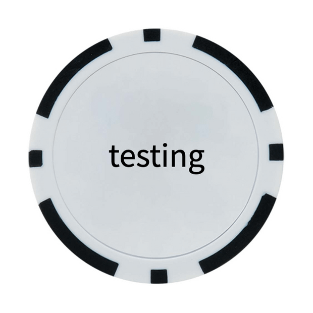 30 Poker Chips in Tube