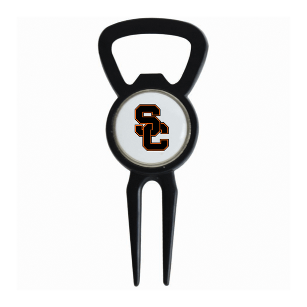 Divot Tool Bottle Opener Black