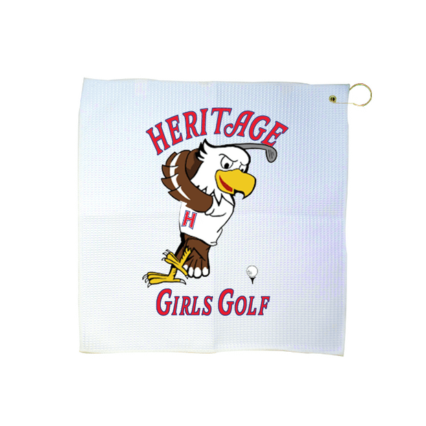 Custom 16" x 16" Waffle Golf Towel