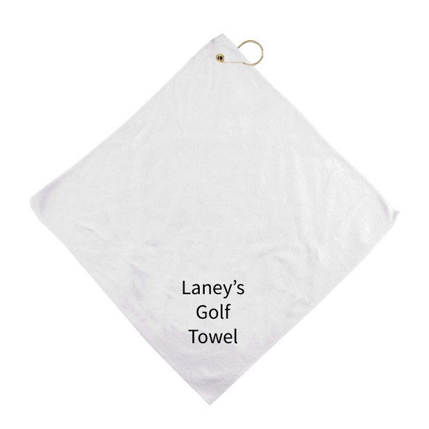 Custom 16" x 16" Golf Towel