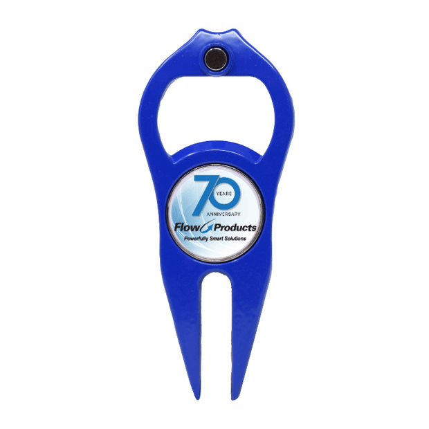 Royal Blue Hat Trick 6 in 1 Divot Tool