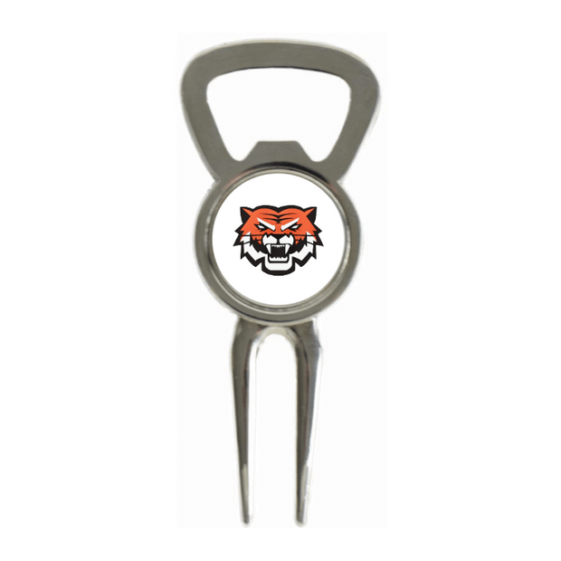 Divot Tool Bottle Opener Shiny Silver