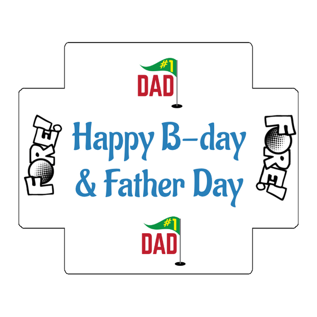 Custom Golf Ball Dozen Box Lid