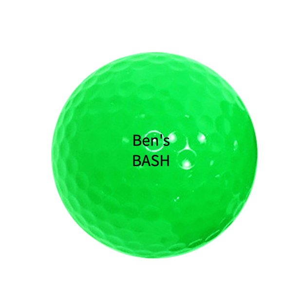 Value Golf Balls Neon Green